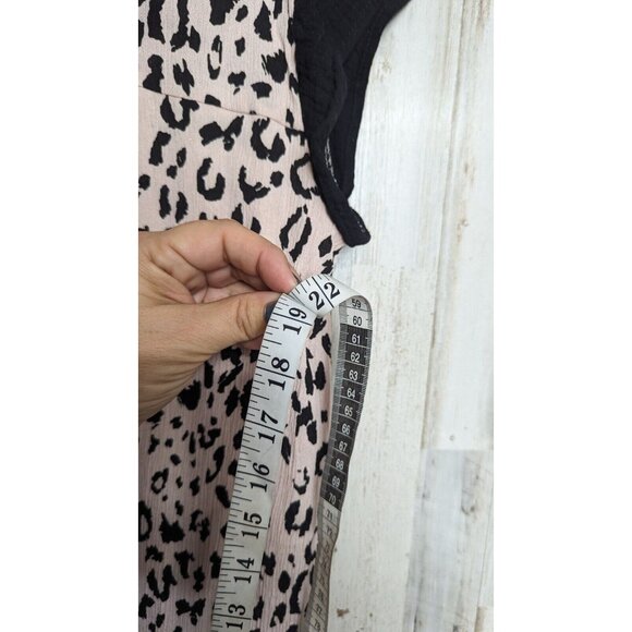 Savanna Jane Embroidered Boho Dress Medium Floral Leopard Short Sleeve P… - Picture 11 of 11